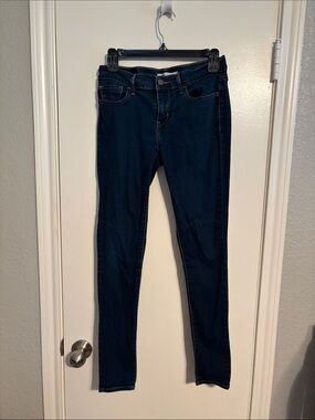 Levi’s Dark Blue Women’s Skinny Jeans (710 Super Skinny)